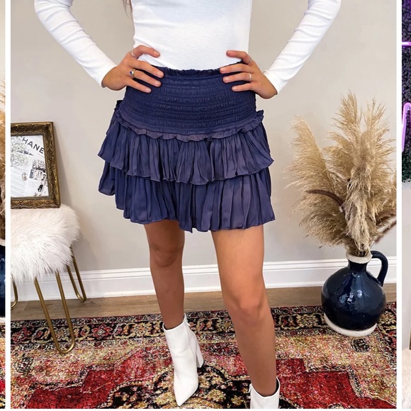 Mustard Seed Skirts Purple Ruffle Skirt Poshmark